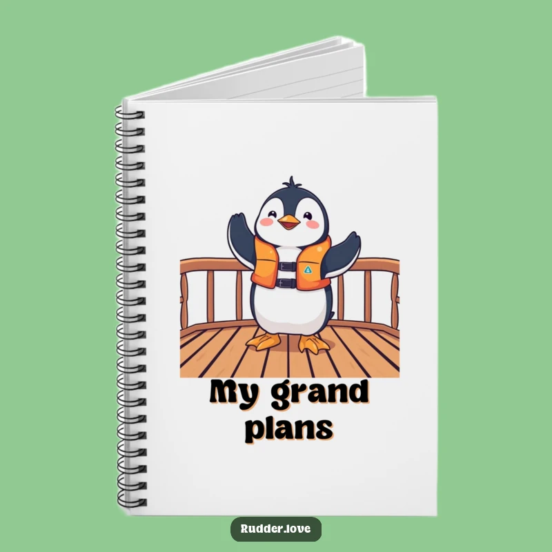 Funny Penguin Victor Notebook: Record Victories with Playful Flair